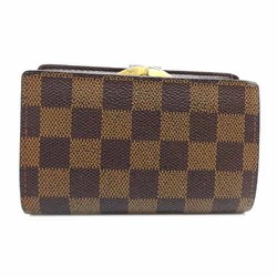 Louis Vuitton Portefeuille Viennois Women's Bifold Wallet N61674 Damier Ebene (Brown)