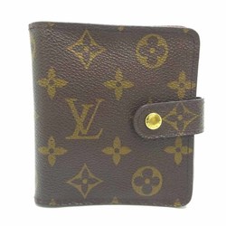 Louis Vuitton Zip Women's Bifold Wallet M61667 Monogram Ebene (Brown)