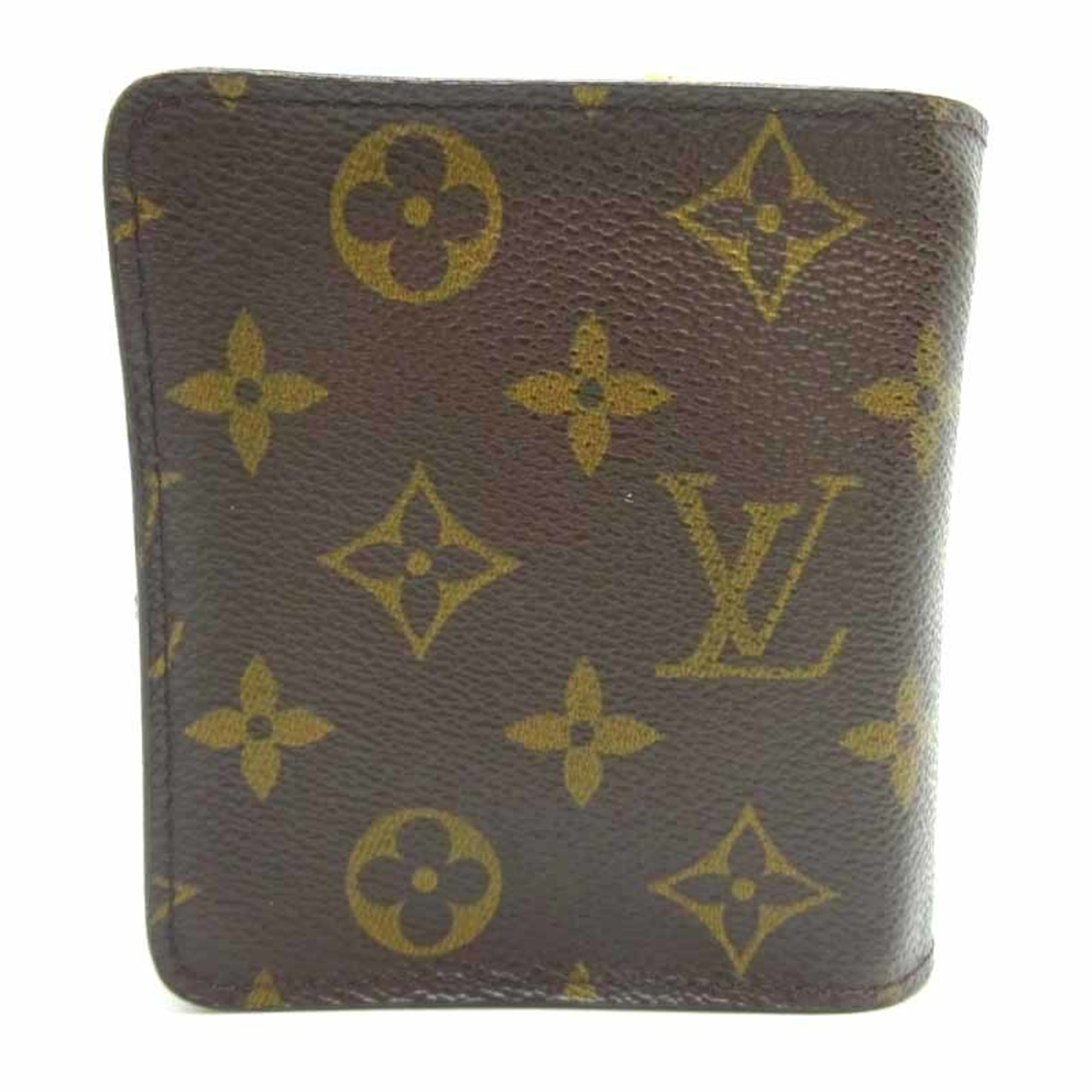 Louis Vuitton Zip Women's Bifold Wallet M61667 Monogram Ebene (Brown)