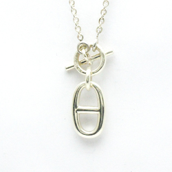 Hermes Chaine D'Ancre Silver 925 No Stone Men,Women Fashion Pendant Necklace (Silver)