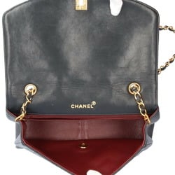 CHANEL Diana Shoulder Bag Lambskin Black Women's