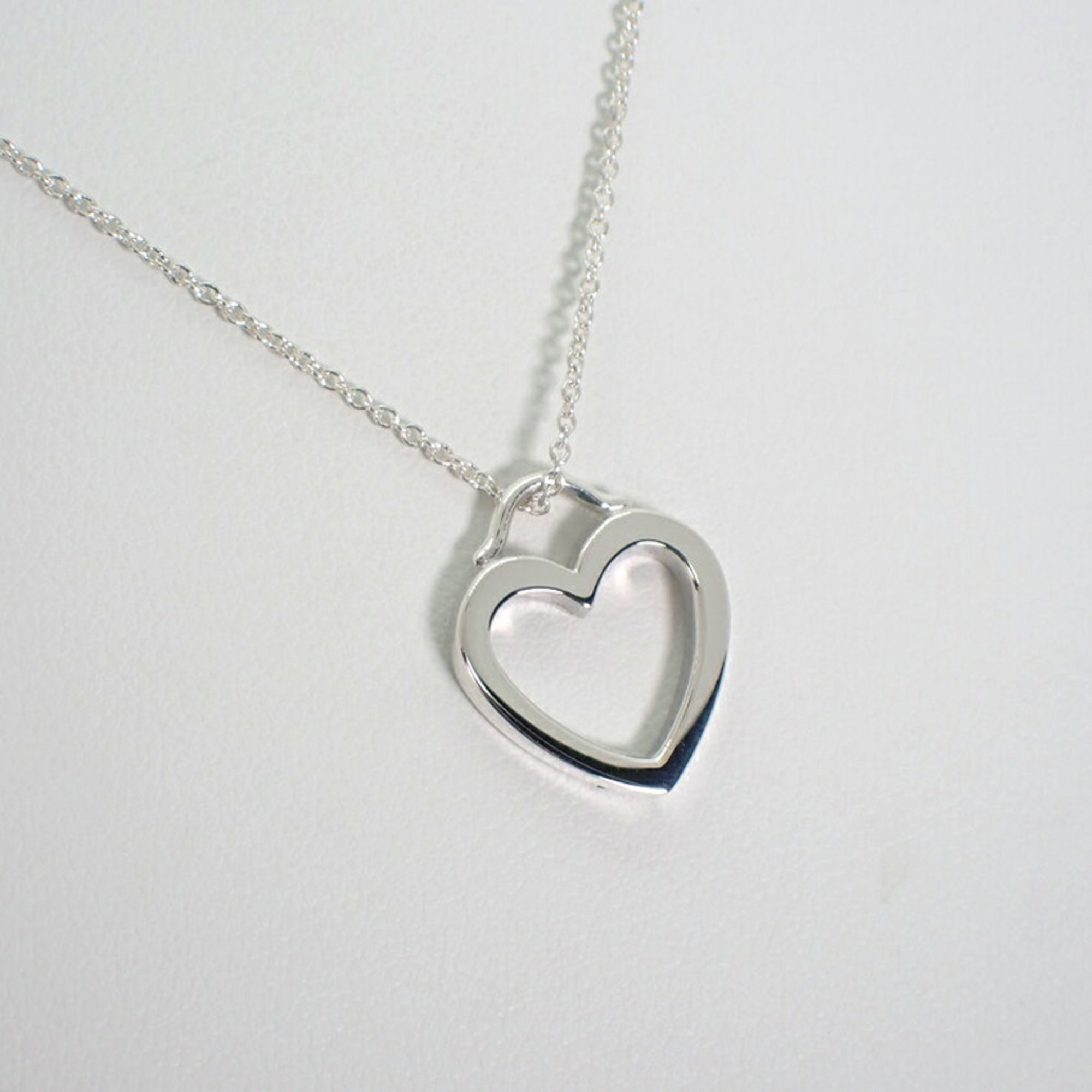 TIFFANY 925 sentimental heart pendant necklace