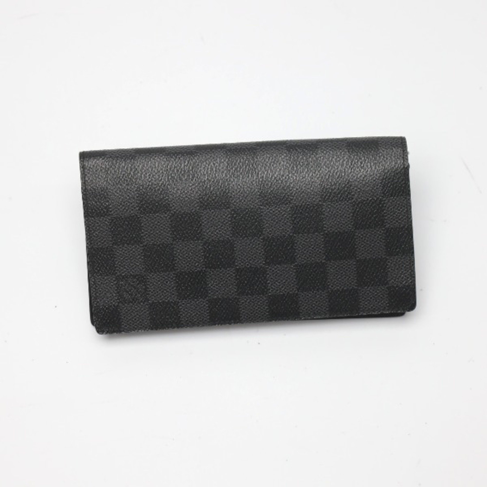 LOUIS VUITTON Damier Graphite Portefeuille Columbus N63116 Louis Vuitton Long Wallet LV