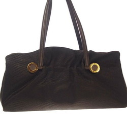 BVLGARI Canvas Tote Bag Bvlgari Brown Shoulder