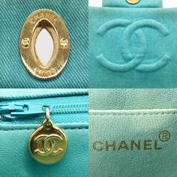 CHANEL Handbag Big Matelasse Chain Shoulder Light Blue