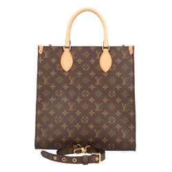 Louis Vuitton Sac Pla PM Monogram Shoulder Bag Canvas Brown Women's LOUIS VUITTON
