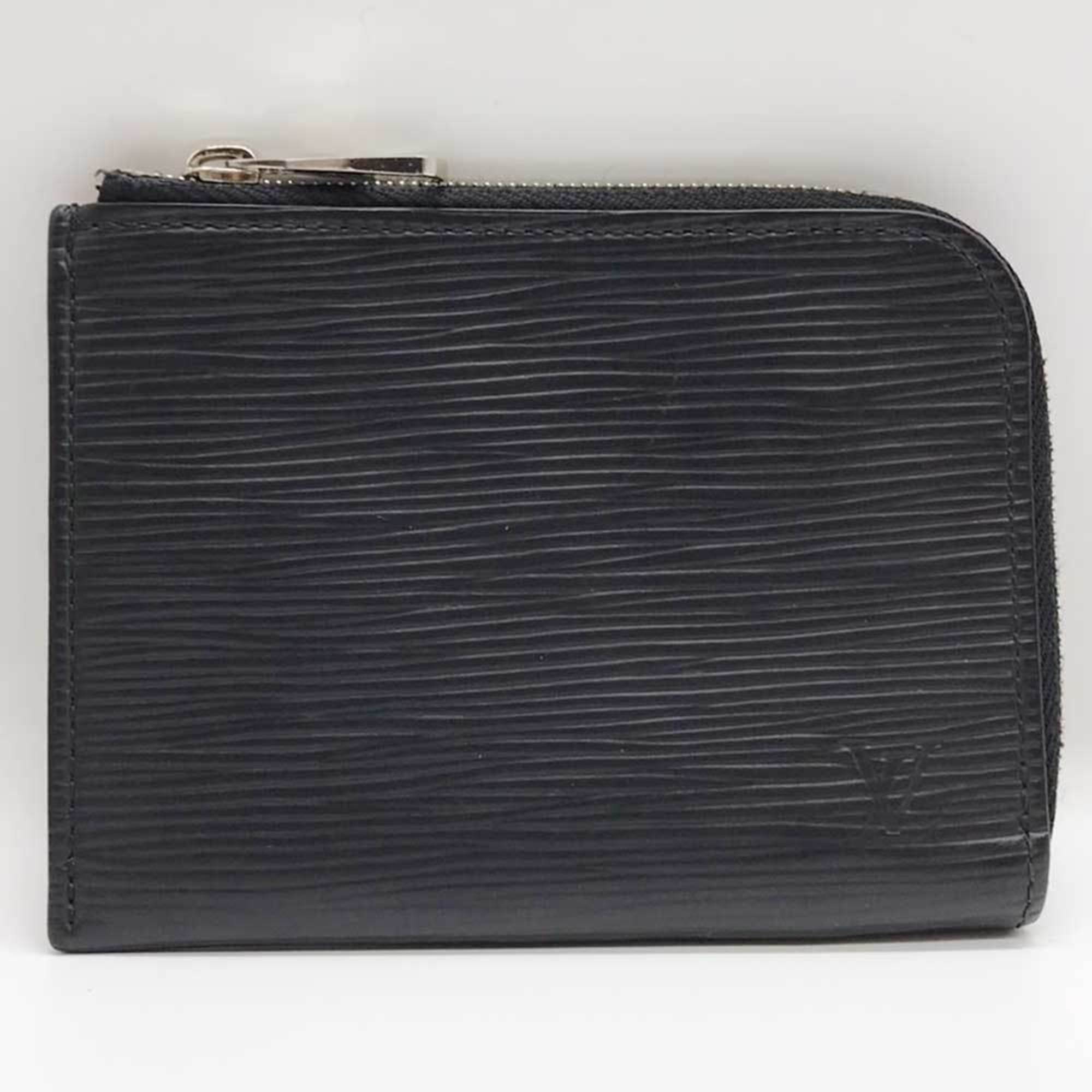 Louis Vuitton Coin Case Epiporte Monet NM Black M61809 LOUISVUITTON