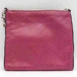 LOEWE Shoulder Bag Heritage Anagram Pink Leather