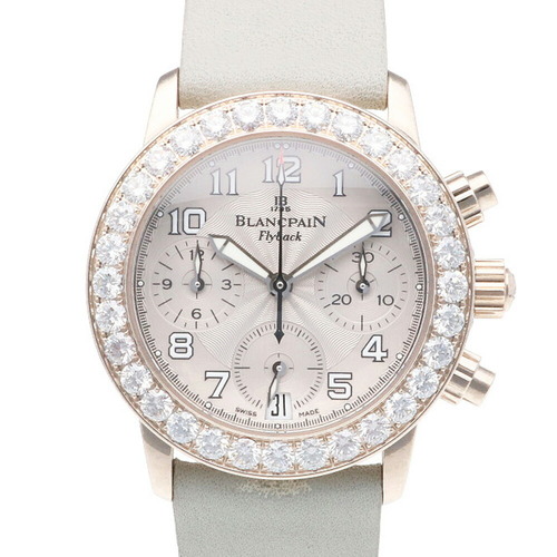 Blancpain Flyback Watch 18K White Gold Automatic Unisex eLADY