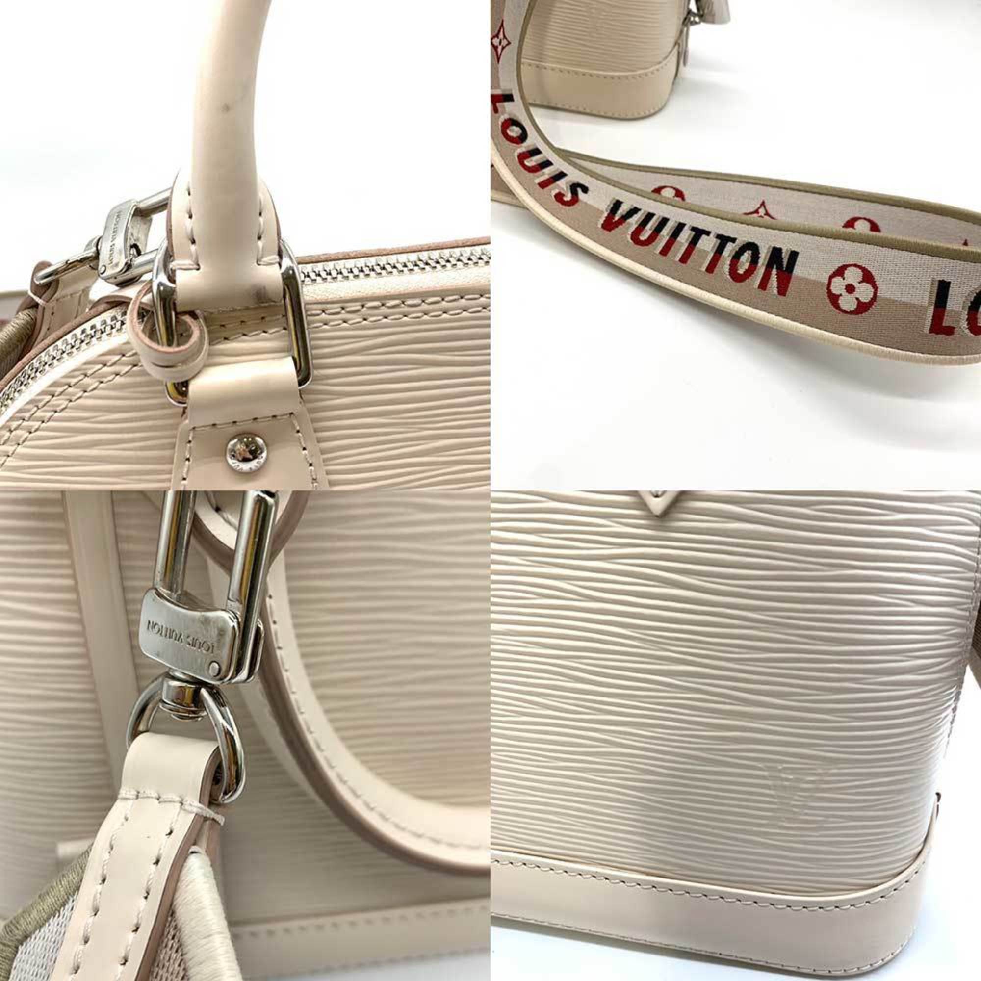 Louis Vuitton Bag Alma BB Quartz Ivory Beige White Handbag Shoulder 2way Ladies Epi Leather M58706 LOUISVUITTON