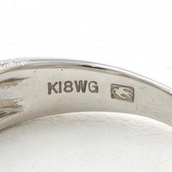 Seiko Jewelry K18WG Ring No. 12 Total Weight Approx. 6.9g