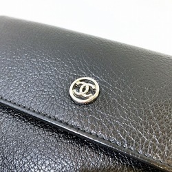 CHANEL Coco Button A33922 Wallet Trifold Long Women's