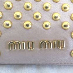 Miu Miu Miu Pink Leather Brand Accessories iPad Case Unisex