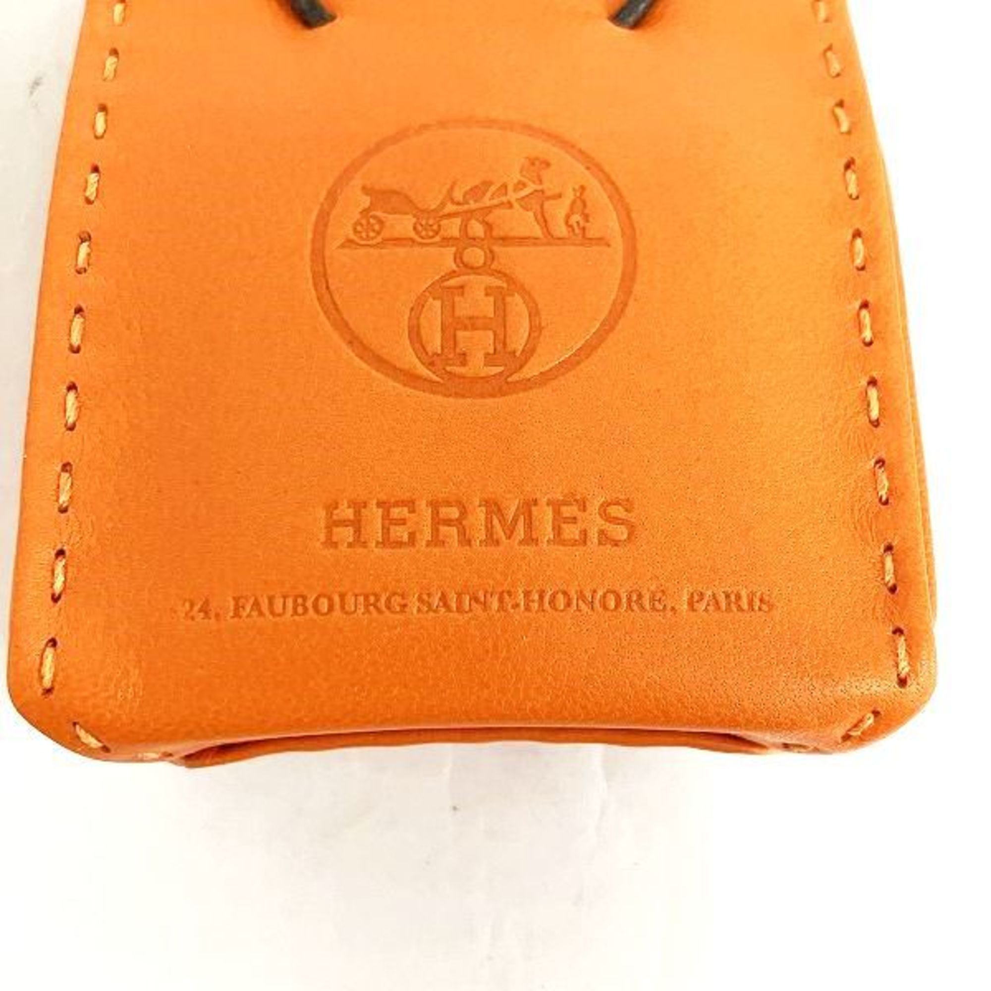 Hermes Sac Orange Shopper Type Charm Brand Accessories Bag Ladies