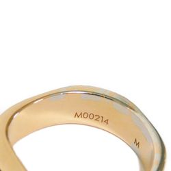 LOUIS VUITTON Ring Nanogram M No. 13 LV Logo Berg Silver Monogram Pink Gold M00214 Men's Women's Accessories Jewelry