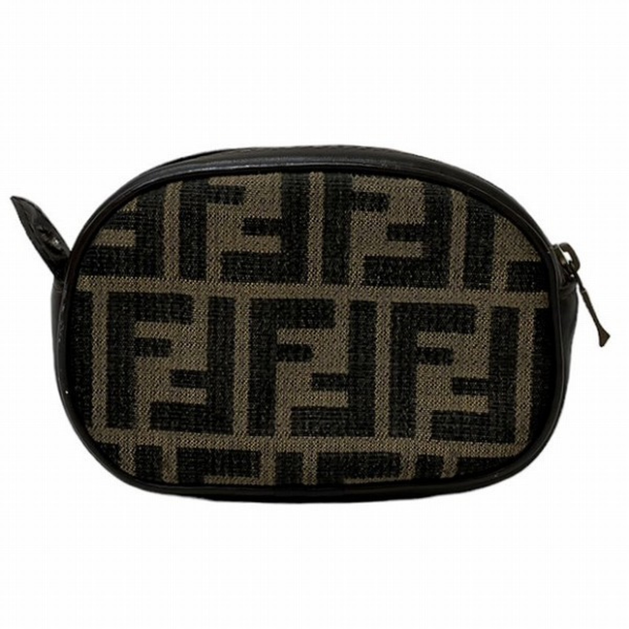FENDI Zucca Cosmetic Pouch Brand Accessories Ladies Bag