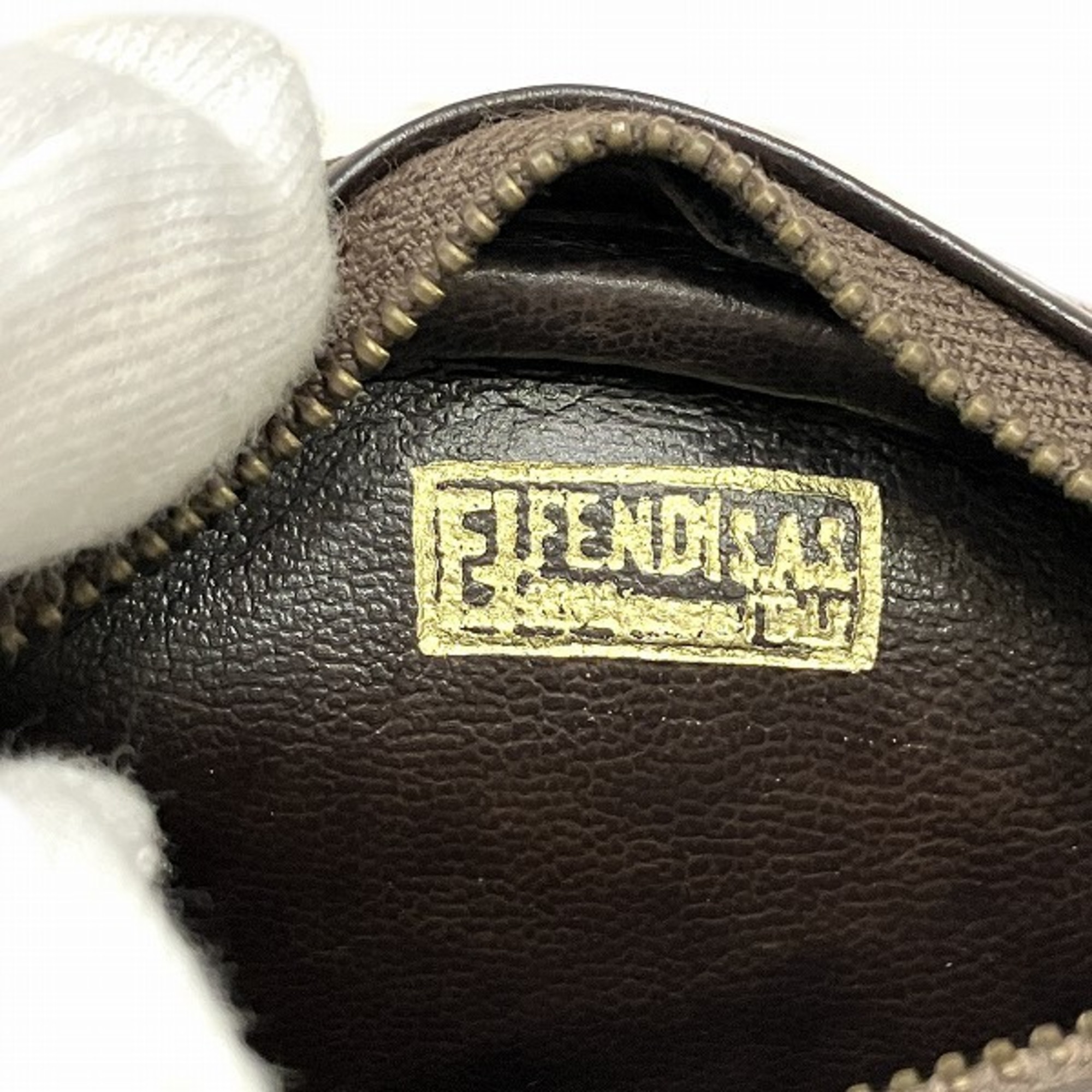 FENDI Zucca Cosmetic Pouch Brand Accessories Ladies Bag
