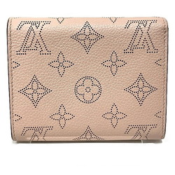 Louis Vuitton Mahina Portefeuille Iris Compact M62542 Initial Wallet Bifold Women's