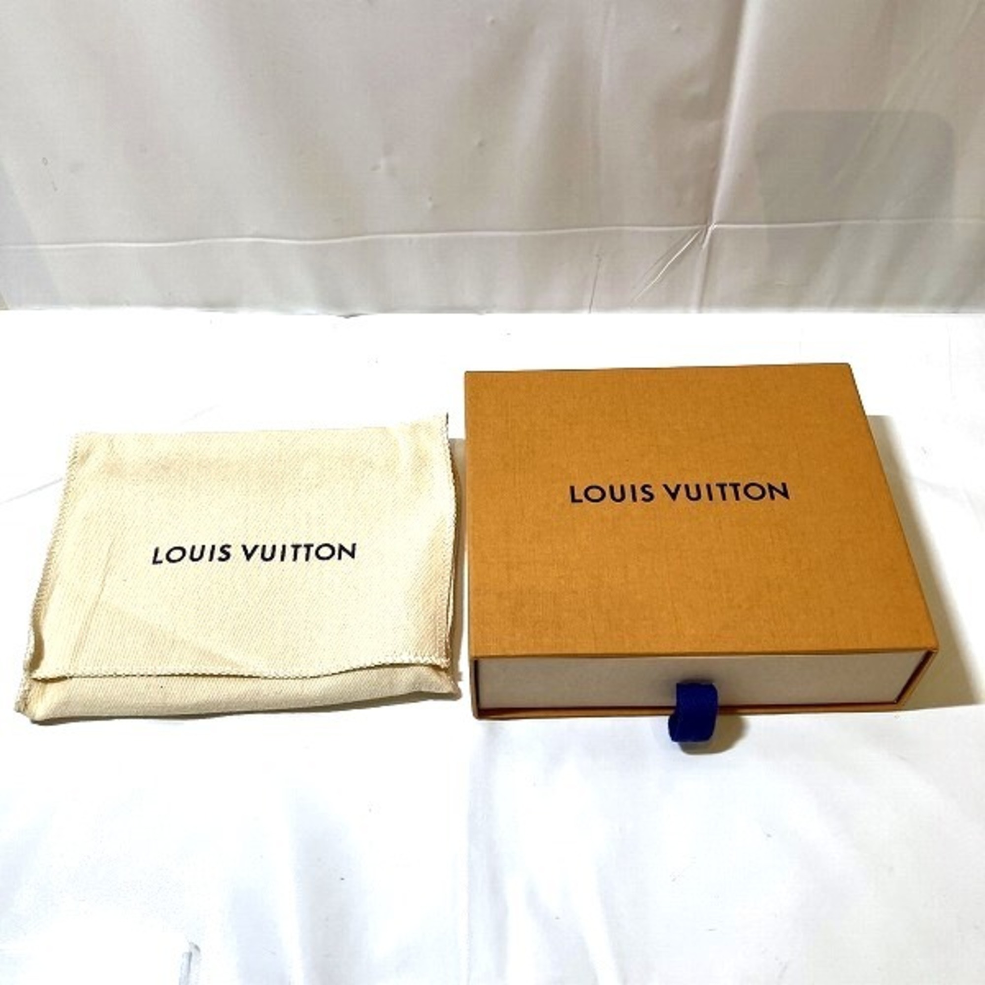 Louis Vuitton Damier Zippy Coin Purse Trunk Time M52745 Wallet Case Unisex Accessory