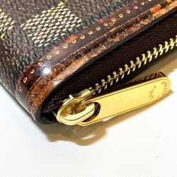 Louis Vuitton Damier Zippy Coin Purse Trunk Time M52745 Wallet Case Unisex Accessory
