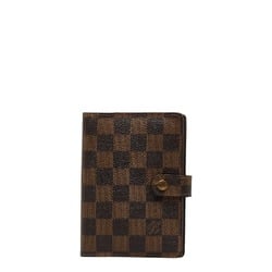 Louis Vuitton Damier Agenda PM 6 Hole Notebook Cover R20700 Brown PVC Leather Ladies LOUIS VUITTON