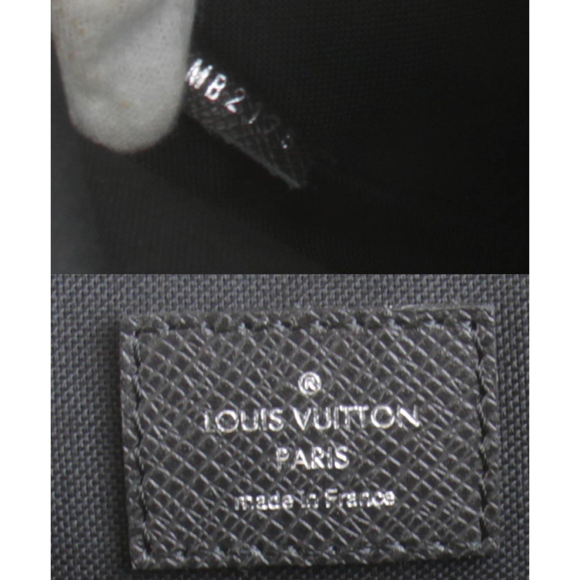 LOUIS VUITTON Louis Vuitton Gregory M30211 Tote Bag Taiga Black Ladies