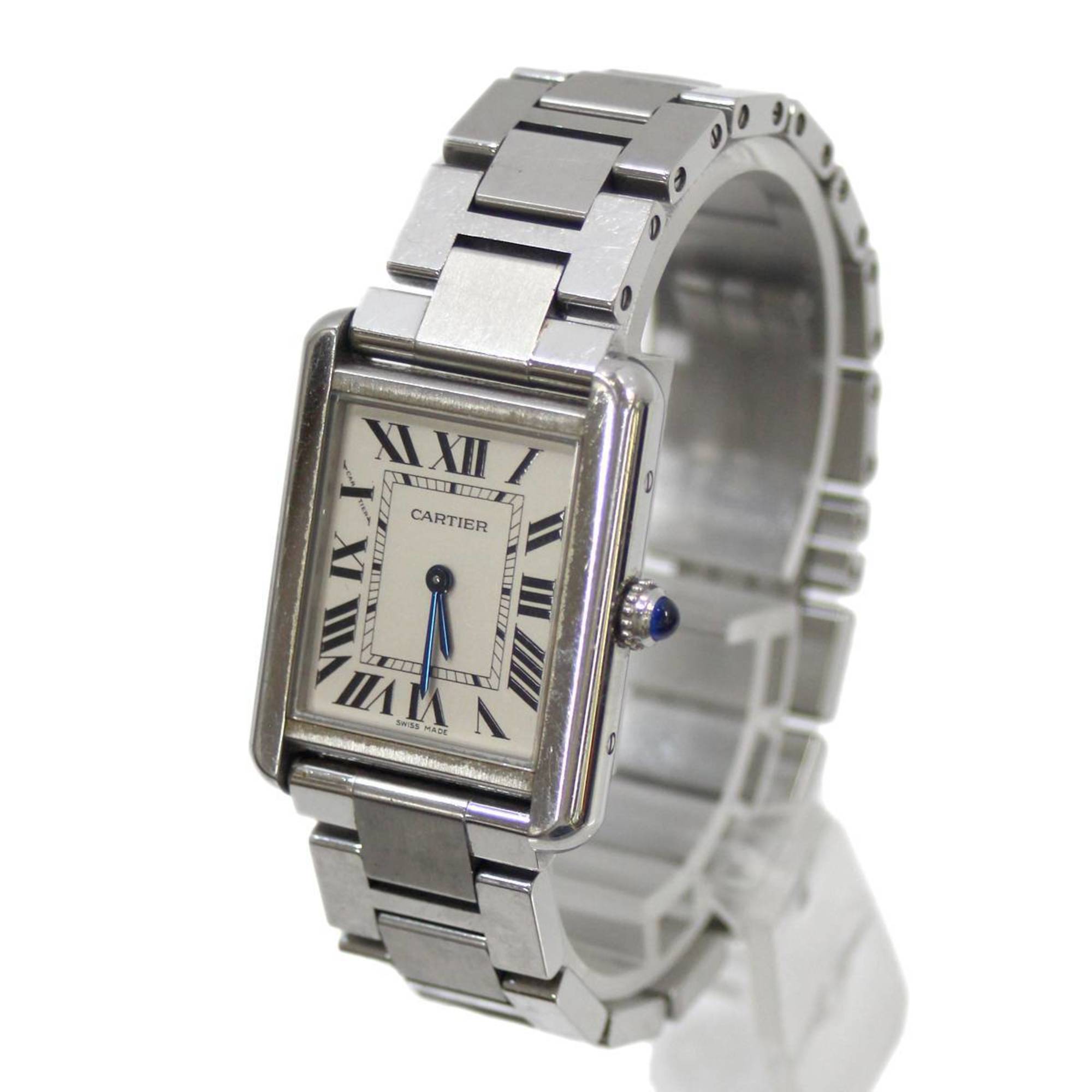 Cartier Tank Solo Women's Quartz Watch W5200013 SS