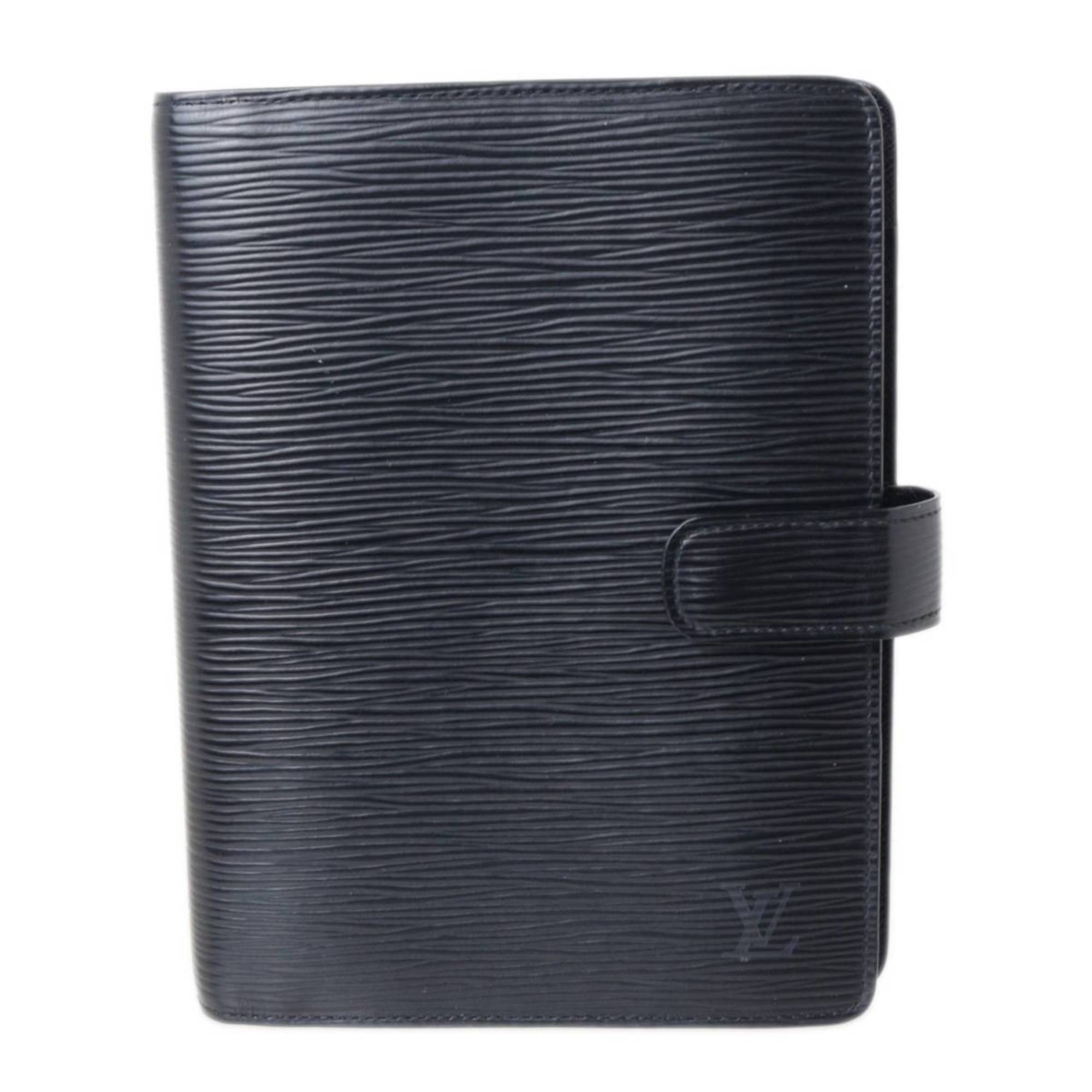 LOUIS VUITTON Agenda MM Notebook Cover Epi Noir R20042