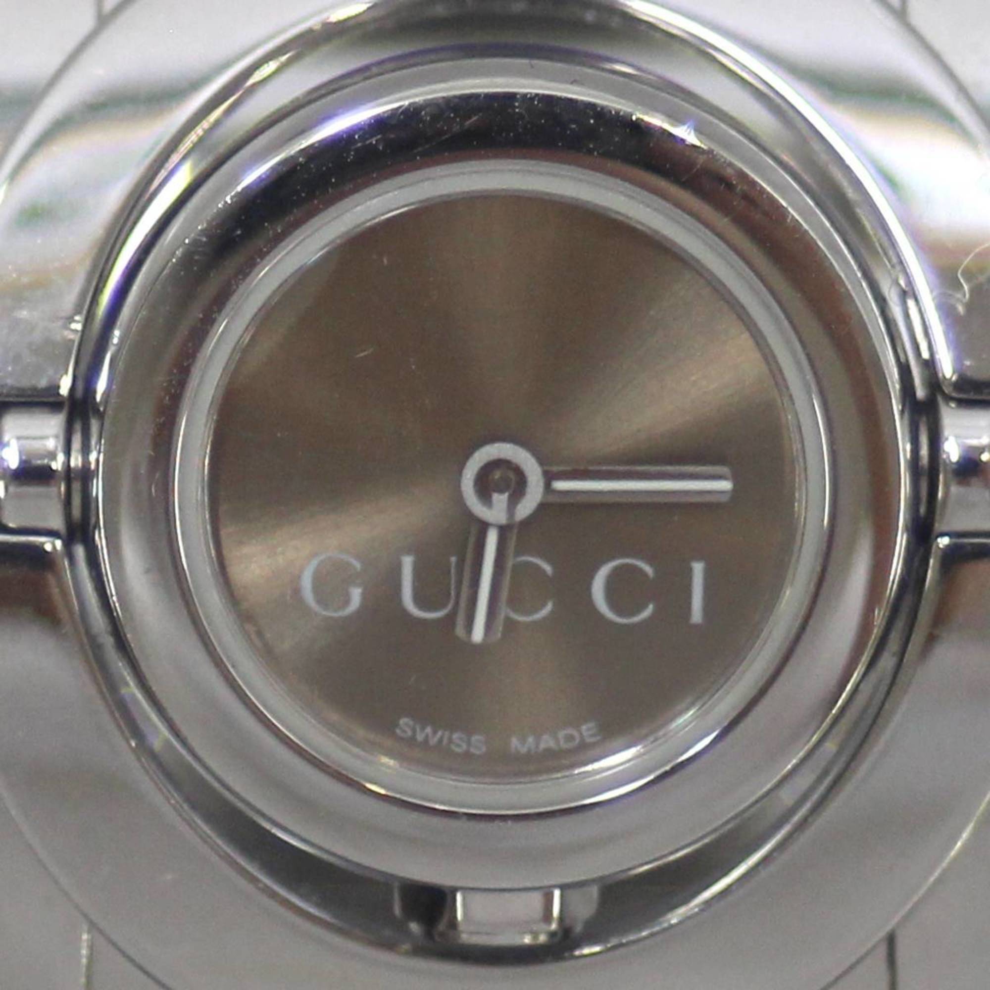 GUCCI Gucci Toile Bangle Watch 112 SS Quartz