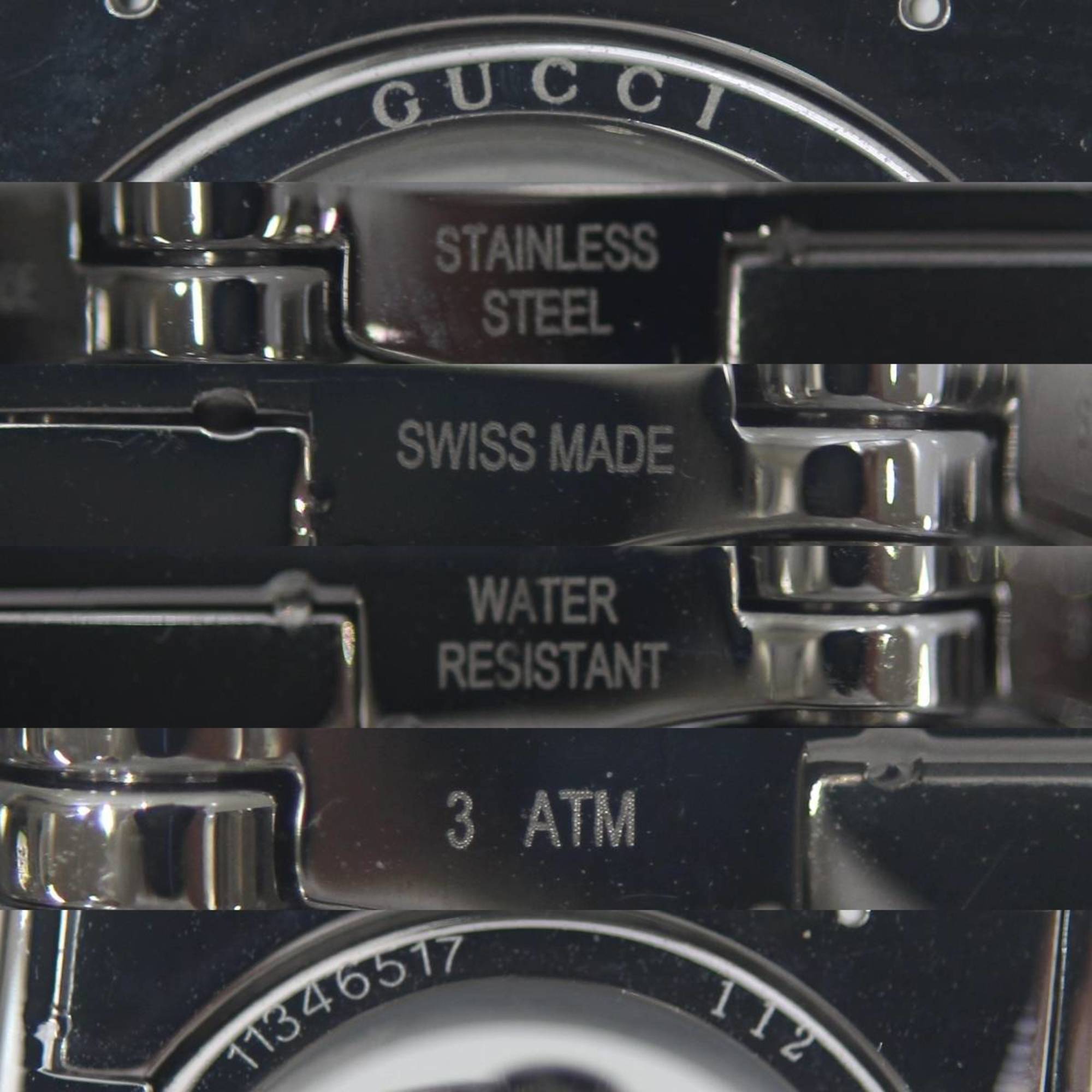 GUCCI Gucci Toile Bangle Watch 112 SS Quartz