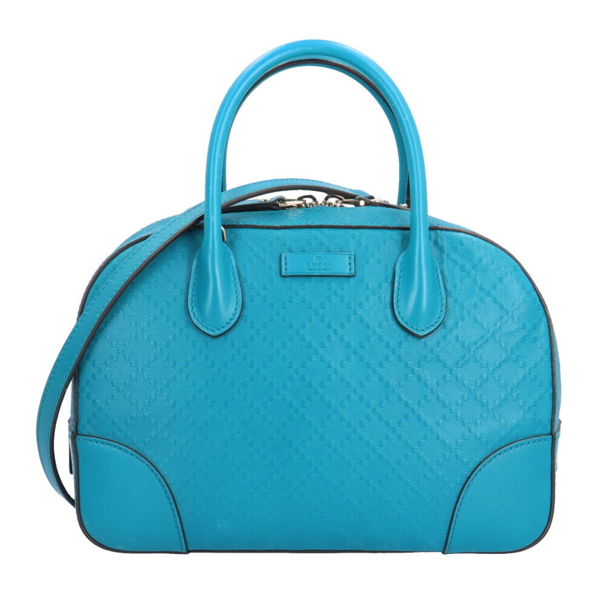 Gucci Bright Diamante Shoulder Bag Leather 354224 520981 Blue Women's GUCCI