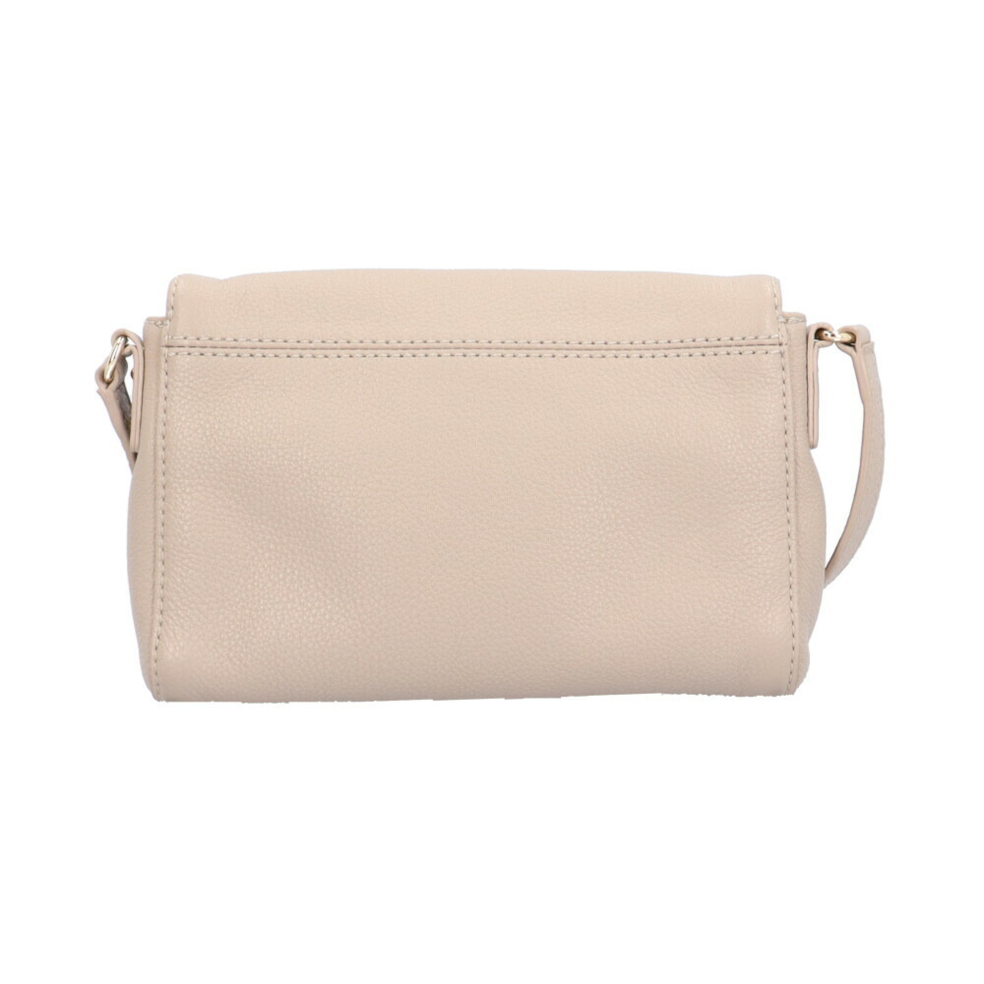 Kate Spade Shoulder Bag Calf PWRU3681 Beige Women's