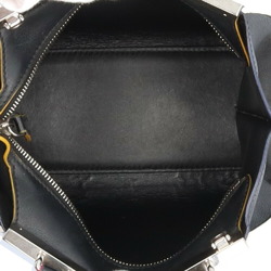 FENDI Petit Troisjour Shoulder Bag Leather 8BH333-5C3 Black Women's