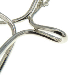 Tiffany Open Cross Necklace Silver Women's TIFFANY&Co.