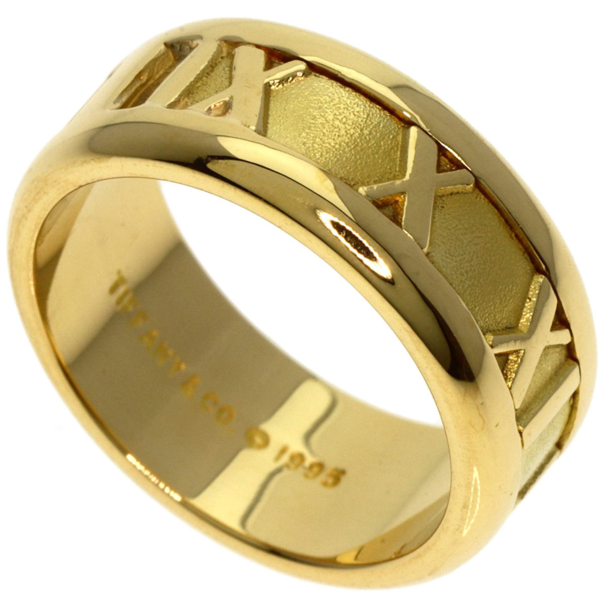 Tiffany Atlas Ring K18 Yellow Gold Women's TIFFANY&Co.