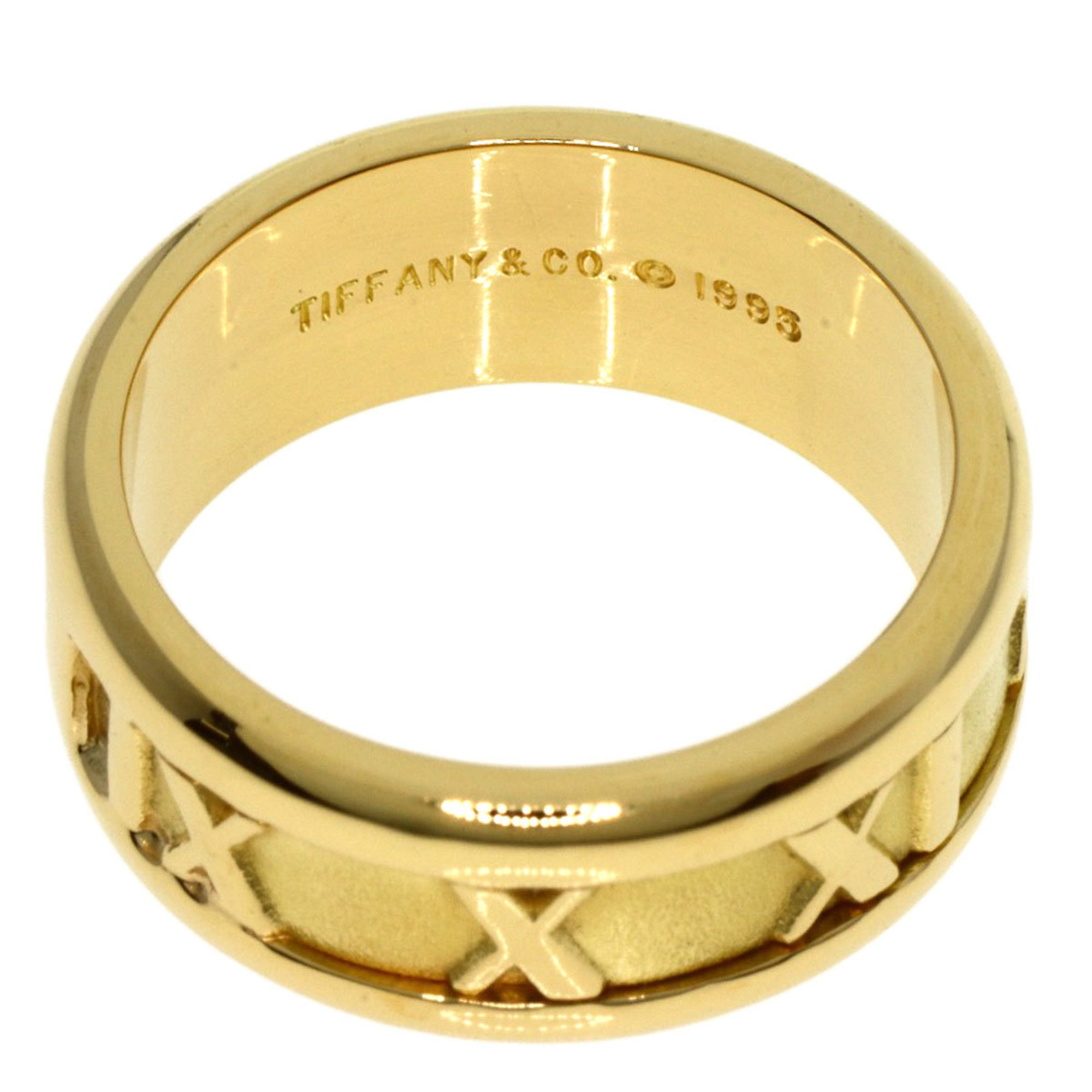 Tiffany Atlas Ring K18 Yellow Gold Women's TIFFANY&Co.