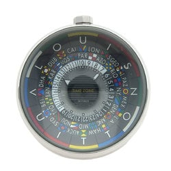 Louis Vuitton Q5Q000 Table Clock Stainless Steel Unisex LOUIS VUITTON