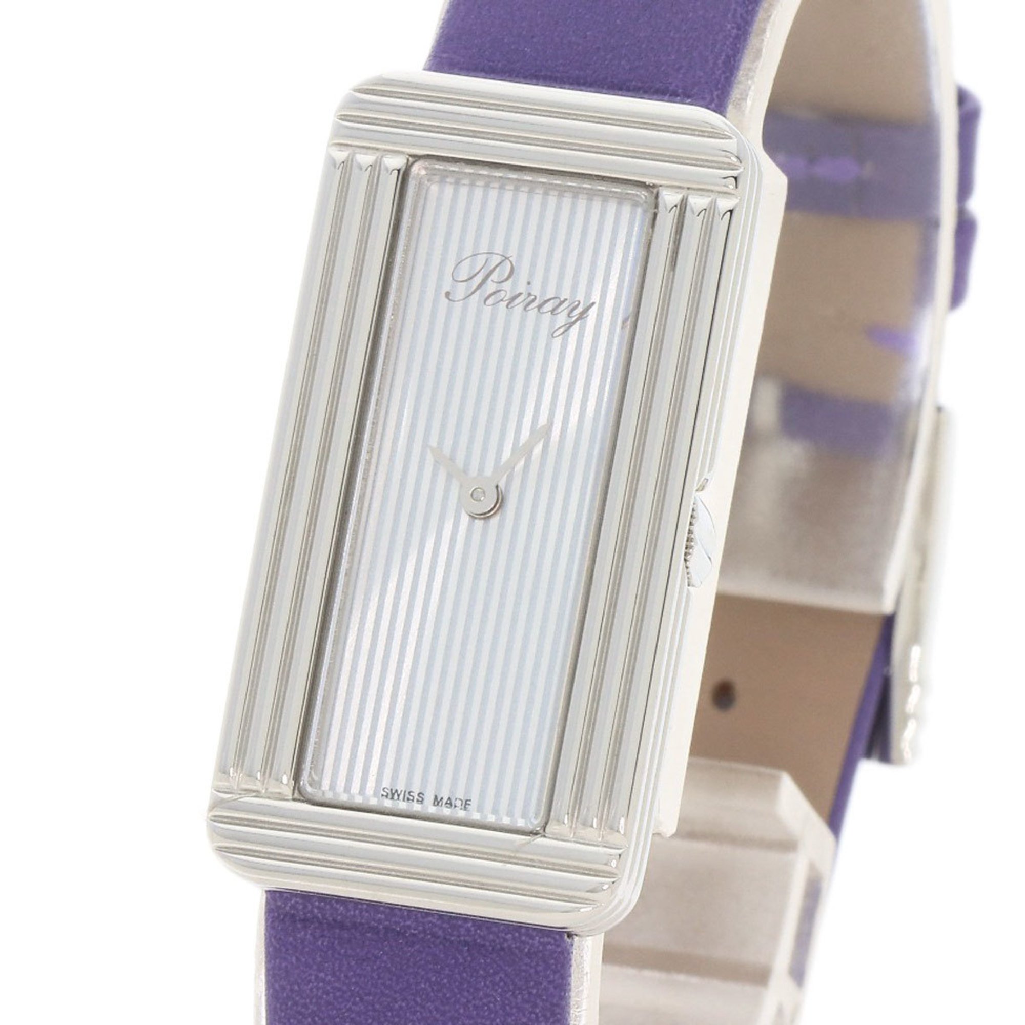 Poiray Ma Premier Watch Stainless Steel/Leather Women's