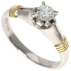 Christian Dior Diamond Ring Platinum PT900/K18YG Women's CHRISTIAN DIOR