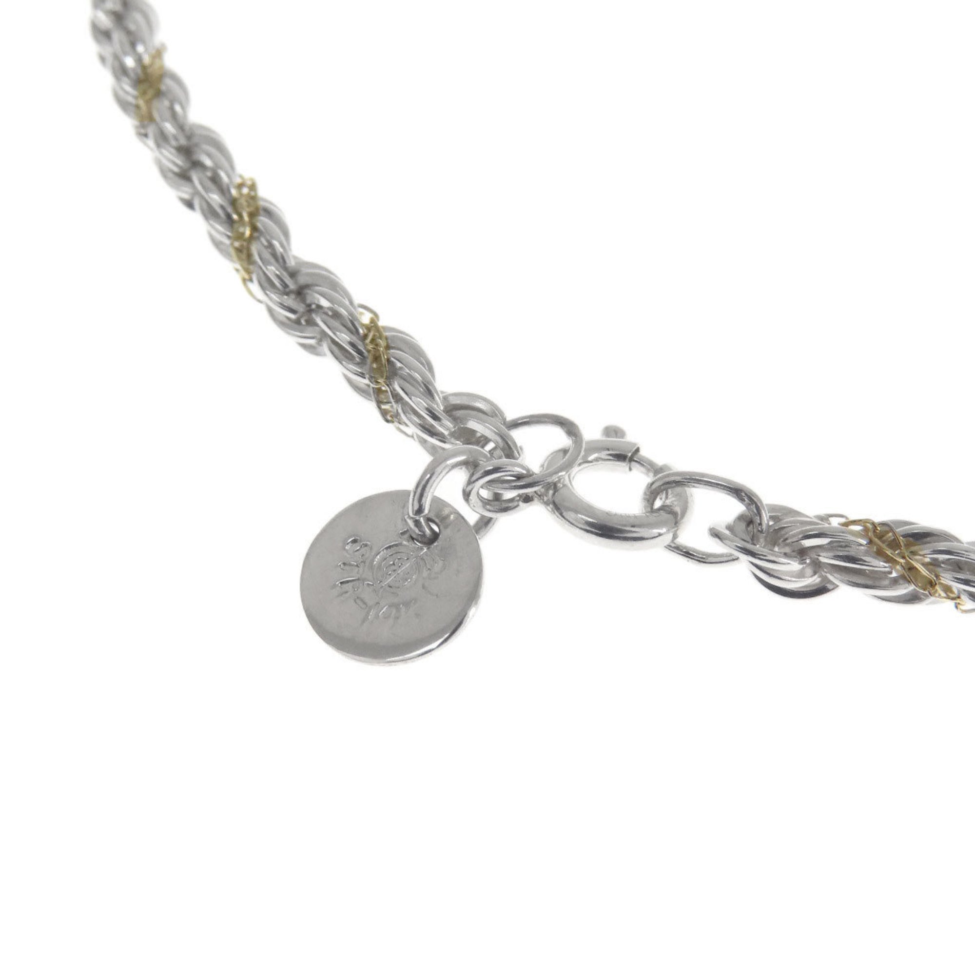 Tiffany Twist Chain Bracelet Silver/K14YG Women's TIFFANY&Co.