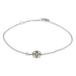 Louis Vuitton Bracelet Ideal Blossom Diamond 18K K18 White Gold Ladies LOUIS VUITTON