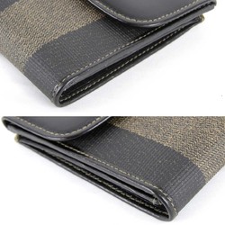 FENDI Pecan Long Wallet 2804-30806・079 Leather Khaki Ladies