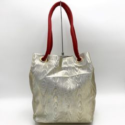 LOEWE Tote Bag Shoulder Anagram Gold x Red Champagne Golden Colorful Ladies