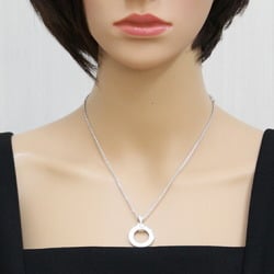 BVLGARI Necklace 18K K18 White Gold Diamond Women's