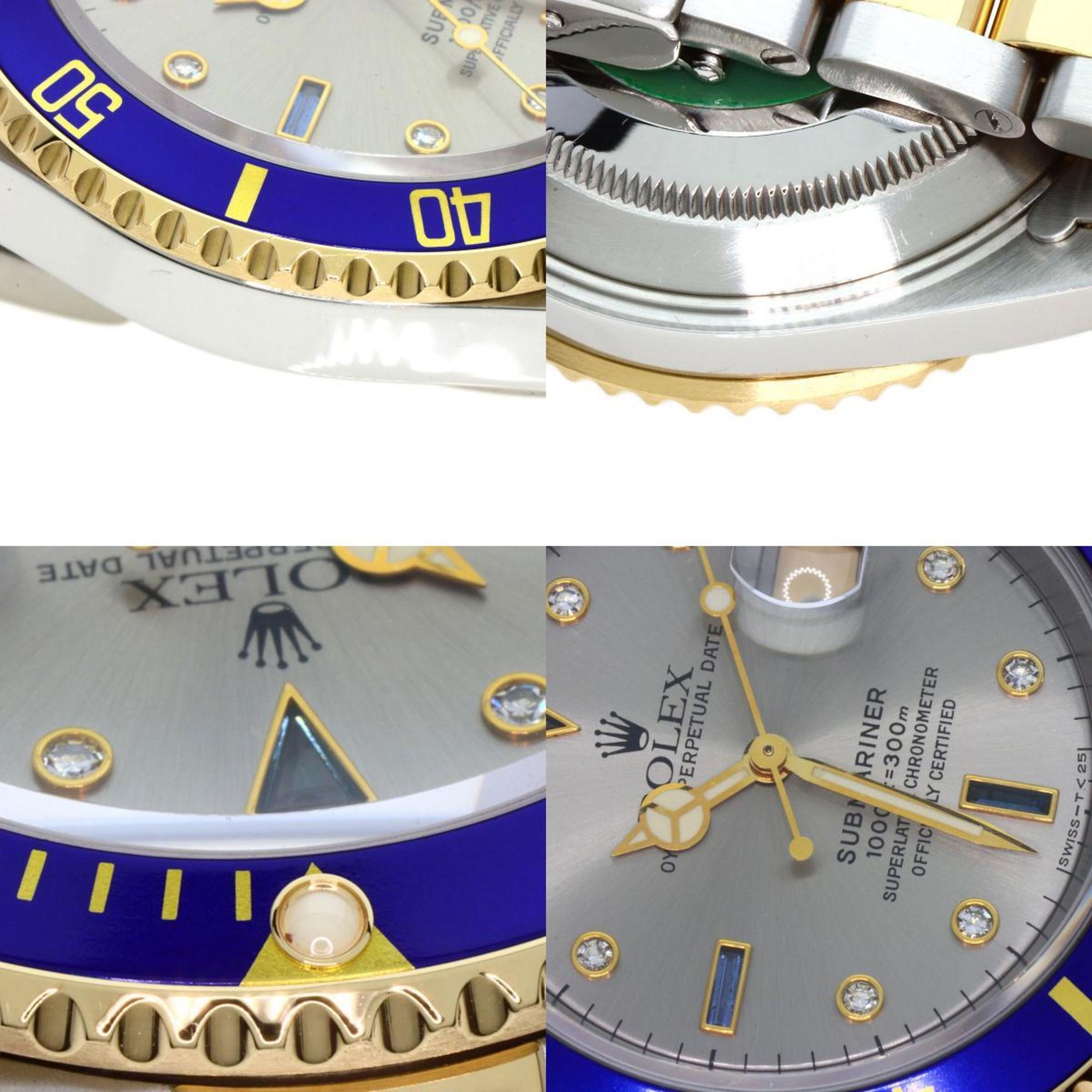 Rolex 16613SG Submariner Watch Stainless Steel/SSxK18YG Men's ROLEX