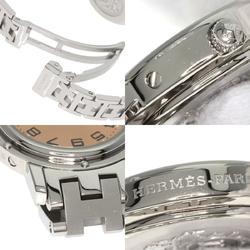 Hermes Clipper Watch Stainless Steel/SS Ladies HERMES
