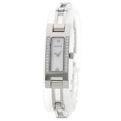 Gucci 3900L Square Face Diamond Watch Stainless Steel/SS Ladies GUCCI