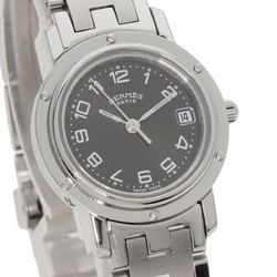 Hermes CL4.210 Clipper Watch Stainless Steel/SS Ladies HERMES