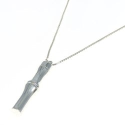 Gucci Bamboo Long Necklace Silver Women's GUCCI