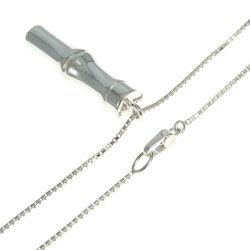 Gucci Bamboo Long Necklace Silver Women's GUCCI